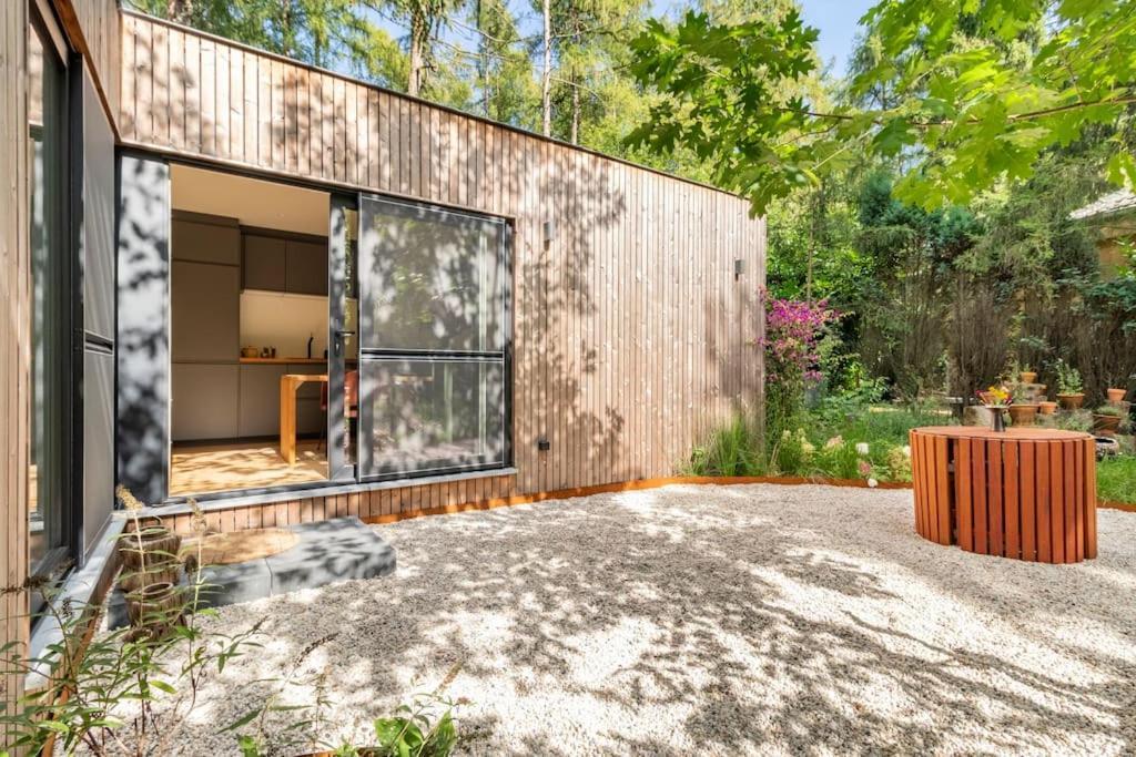 Luxe-Avontuur In Een Romantische Cabin In Het Bos Stekene Buitenkant foto